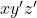 Rendered by QuickLaTeX.com x y^\prime z^\prime