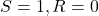 Rendered by QuickLaTeX.com S=1, R=0