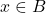 Rendered by QuickLaTeX.com x \in B