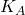 Rendered by QuickLaTeX.com K_A