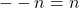 Rendered by QuickLaTeX.com --n = n