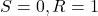 Rendered by QuickLaTeX.com S=0, R=1