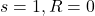 Rendered by QuickLaTeX.com s=1, R=0