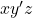 Rendered by QuickLaTeX.com x y^\prime z