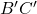 Rendered by QuickLaTeX.com B^\prime C^\prime