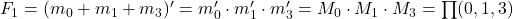Rendered by QuickLaTeX.com F_1 = (m_0 + m_1 + m_3)^\prime = m_0^\prime \cdot m_1^\prime \cdot m_3^\prime = M_0 \cdot M_1 \cdot M_3 = \prod (0,1,3)