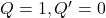Rendered by QuickLaTeX.com Q=1, Q^\prime=0