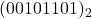 Rendered by QuickLaTeX.com (00101101)_2