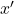 Rendered by QuickLaTeX.com x^\prime