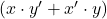 Rendered by QuickLaTeX.com (x \cdot y^\prime + x^\prime \cdot y)