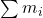 Rendered by QuickLaTeX.com \sum m_i