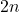 Rendered by QuickLaTeX.com 2n