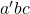 Rendered by QuickLaTeX.com a^{\prime} b c