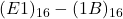Rendered by QuickLaTeX.com (E1)_{16} - (1B)_{16}